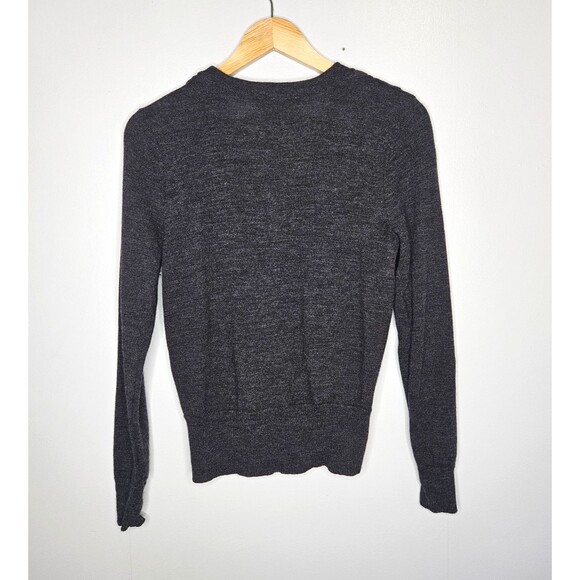 MARISA CHRISTINA Cardigan Sweater 100% Italian Merino Wool Women's Small Gray - Picture 4 of 6